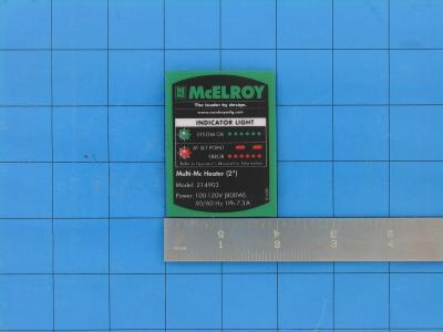 Model 214903 part no label