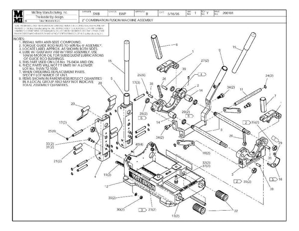 2 comb f/m assy