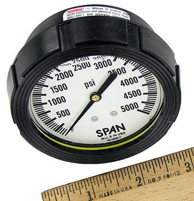 5000psi 2-1/2" pressure gauge