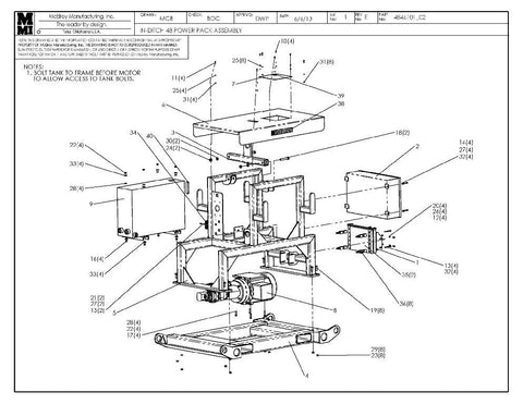 In-ditch 48 240 pwr pack assy