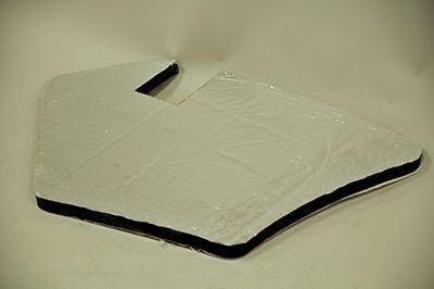 Left engine hood insulation