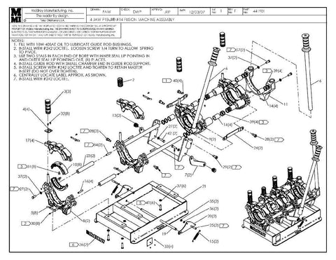 4 jaw pb 14 f/m assy