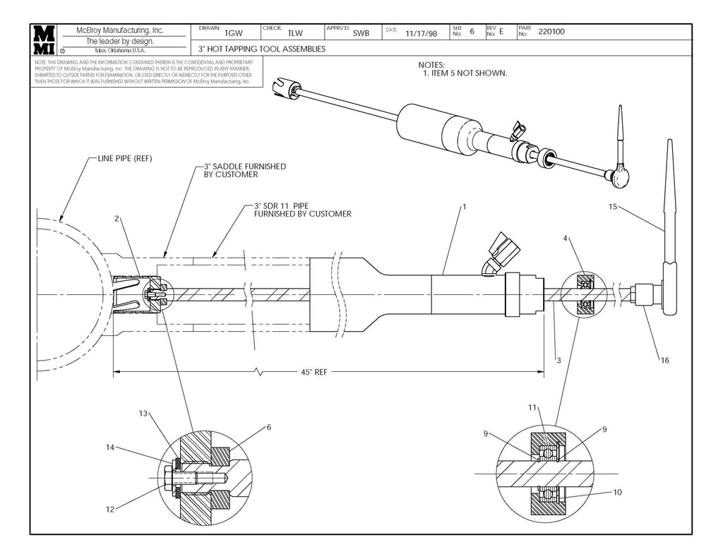 3IPS DRISCO 8100 HTT ASSY