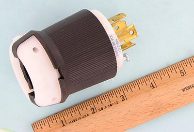 250v, 30a, 3p4w cable mt plug