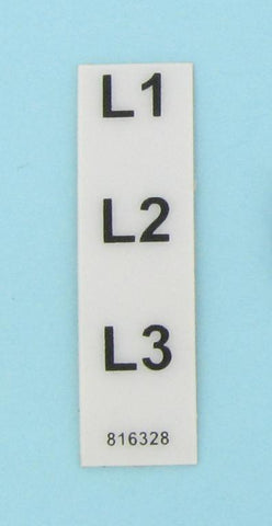 Voltmeter label